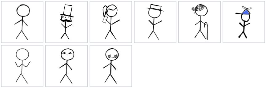 Stickman pfp 1/2  Stick drawings, Stick man, Creative profile picture